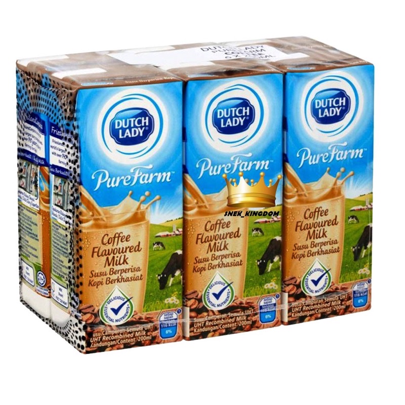 Dutch Lady Coffee Milk 24 Tetra x 200ml